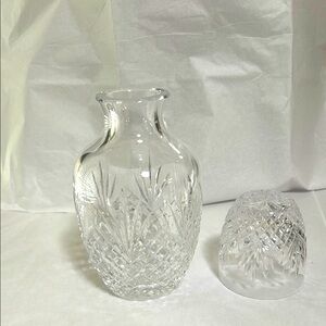 Crystal Carafe and Cup Set